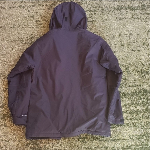 Columbia Sportswear Company Men's Size Small Black Omni-Tech Hooded Jacket - Picture 7 of 8